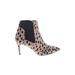 Bionda Castana Ankle Boots: Tan Leopard Print Shoes - Women's Size 40