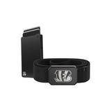 Groove Life Black Cincinnati Bengals Money Clip & Belt Bundle