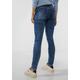 Comfort-fit-Jeans STREET ONE Gr. 28, Länge 32, blau (authentic indigo wash) Damen Jeans High-Waist-Jeans 4-Pocket Style