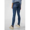 Comfort-fit-Jeans STREET ONE Gr. 31, Länge 30, blau (authentic indigo wash) Damen Jeans High-Waist-Jeans 4-Pocket Style