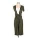 Forever 21 Contemporary Casual Dress: Green Dresses - Women's Size Small