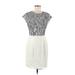 Reiss Casual Dress - Sheath Crew Neck Short sleeves: White Dresses - Women's Size 6