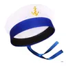 Chapeau de marin Marine Marine Hat Sailor Captain Costume Men Yacht Captain Hat Funny