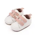 Mocassins en cuir PU pour bébés garçons et filles baskets solides pour documents d'abonnés semelle