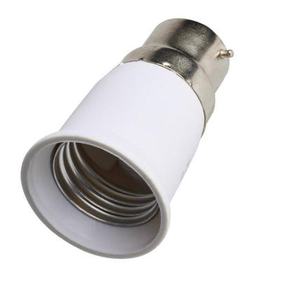 Satco 82784 - White European Medium (E27) to European Bayonet (B22d) Extender Socket (B22D TO E27 EXTENDER (80/2784))