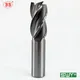 BB HSS End Milling Cutter CNC Steel Machining Large Size Diameter 16~40mm Long Length 141~210mm 3F