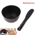 DIY Facial Mask Mixing Bowl Spoon Stick Set Tool Soft Mud Mask Applicator Plastic Spatula Household