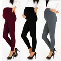 Pregnant Women Soft Maternity Leggings Pregnancy Pants Women Ladies Soft Cotton High Waist Stretchy