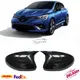 Bat Mirror Cover for Renault Clio 5 V 2019-2022 Car Accessories Piano Black Tuning Auto Sport Bat