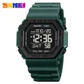 Skmei Mens Military Countdown Chrono Wristwatch 5Bar Waterproof Alarm Clock Reloj Hombre Back Light