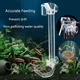 1Set Acrylic Aquarium Feeder Tube Dish Transparent Fish Tank Shrimp Snail Shrimp Food Feeder Bowl