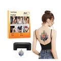 A4 Art Tattoos Paper DIY Waterproof Temporary Tattoo Skin Paper With Inkjet or Laser Printers For