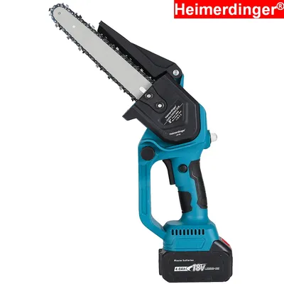 18 V Rechargeable Lithium Battery Powered Powerful Cordless Brushless 8 Inch Mini Pruning Saw Electric Chainsaw