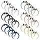 14G 16G Stainless Steel Septum Pinchers Horseshoes Rings Buffalo Taper with O-Rings Nose Pincher