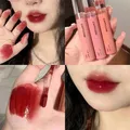 Long Lasting Cherry Pink Mirror Water Dyeing Lipgloss Lip Glaze Waterproof Moisturizing Liquid