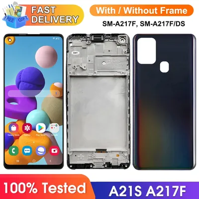 a21s Display Screen for Samsung Galaxy A21S Lcd Display Digital Touch Screen with Frame for Samsung