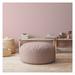 Bean Bag Ottoman Soft Footstool Living Room Removable Pouf Stool Sofa Rest Seat Cotton Footrest Stool for Lounge