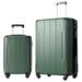 2 Piece Luggage Set Carry-on and Convertible Hardside Expandable Luggage TSA Lock Hardshell Suitcase 20" 28"