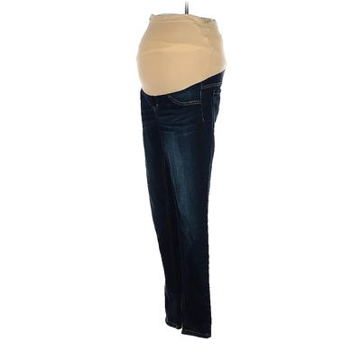 Indigo Blue Jeans: Blue Bottoms - Women's Size X-Small Maternity