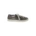 Vince Camuto Sneakers: Gray Print Shoes - Women's Size 8 - Almond Toe