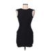 Bec & Bridge Cocktail Dress - Mini High Neck Sleeveless: Black Print Dresses - Women's Size 6