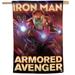 WinCraft Iron Man 28'' x 40'' One-Sided Vertical Banner