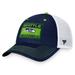 Men's Fanatics Branded College Navy/White Seattle Seahawks Fundamentals Trucker Adjustable Hat