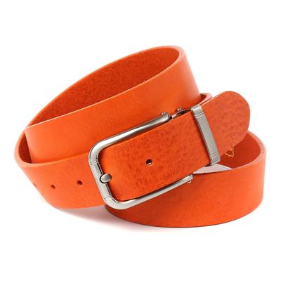 Ledergürtel ANTHONI CROWN, Damen, Gr. 100, orange, Leder, unifarben, klassisch,modisch, Gürtel, Pflanzlich gegerbter Vollrindledergürtel Image