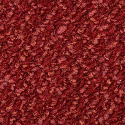 Teppichboden VORWERK "Passion 1093 (Traffic), Schlinge - Uni Farben", rot, B:400cm H:6,3mm L:650cm, Polyamid, Teppiche, 