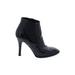 Cole Haan Ankle Boots: Black Print Shoes - Women's Size 6 1/2 - Almond Toe