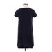 Zara Casual Dress - Shift Crew Neck Short sleeves: Black Print Dresses - Women's Size Small