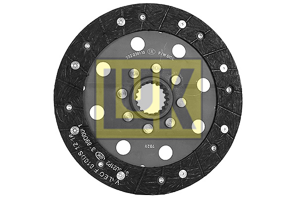 Schaeffler LuK Kupplungsscheibe 322 0381 10 Universal Getriebeseitig Ø215mm 215mm Image