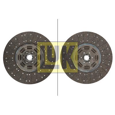 Schaeffler LuK Kupplungsscheibe Universal Ø430mm 430mm für RENAULT TRUCKS KING LONG 16VD101130CKD 216300080 343 0214 10 Image