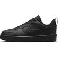 NIKE Boys Court Borough Low Recraft Sneaker, Black, 3 UK