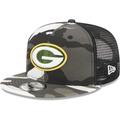 Men's New Era Urban Camo Green Bay Packers 9FIFTY Trucker Snapback Hat