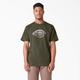 Dickies Men's Short Sleeve Logo Graphic T-Shirt - Moss Green Size 2Xl (WS22E)