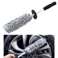 Kit de détails de brosse de pneu de roue pour les brosses de détail de jante nettoyant le chiffon de