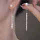Boucles d'oreilles pendantes en perles coréennes pour femmes biscuits complets goutte de document