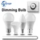 LED spotlight bulb dimmable GU10 A60 C37 220V Flicker free complies with ERP2.0 can match 90% dimmer