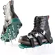 1 Pair Lawn Aerator Spikes Shoes Aerator Spiked Sandals with Adjustable Straps Universal Size for