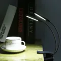 Lampe de lecture LED à clipser pour lit lampe de livre double pupitre lampes de table