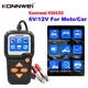 KONNWEI KW650 Car Motorcycle Battery Tester 6V 12V Auto Battery Analyzer 100 to 2000 CCA Car Moto