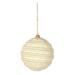 Vickerman 726464 - 4" White Braided Cotton Ball Christmas Tree Ornament (4 Pack) (JE230104)