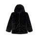 Name It Mädchen NKFMOSA Fake FUR Jacket W Hood PB Jacke, Schwarz, 134