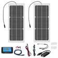 Solar panel kit charger 20W Im Freien Tragbare Solar Ladegerät 18V 10W Flexible Solar Panel Kit Für