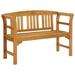 Buyweek Patio Bench 44.9 Solid Acacia Wood