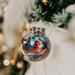 iOPQO Christmas Tree Decorations Christmas Ball Ornaments Independence Day Ball Ornament Patriotic Hanging Ball Decoration American Flag Ornament For Independenc Christmas Hanging Decorations