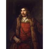 Rembrandt Man In A Fur Lined Coat Extra Large Art Print Wall Mural Poster Premium XL