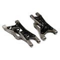 Integy RC Toy Model Hop-ups C25485GREY Billet Machined Front Suspension Arm for Traxxas 1/10 Nitro Slash 2WD