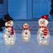 Set of 3 Outdoor Snowman Christmas Decorations Outside Christmas Decorations for Yard Lawn Garden Clearance